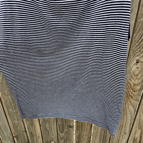 Lauren Ralph Lauren Navy and White Striped Adjustable-strap Tank Size L - Picture 7 of 14